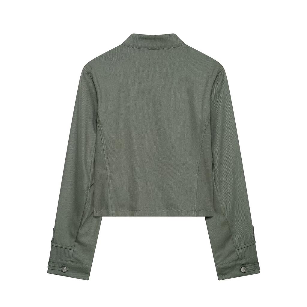 European and American style French women's clothing button decoration Napoleon splicing top short jacket + low-rise shorts