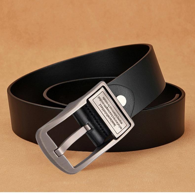 Men'S Belt Retro Pin Buckle Business Casual Belt Trendy Simple Young And Middle-Aged Belt Men