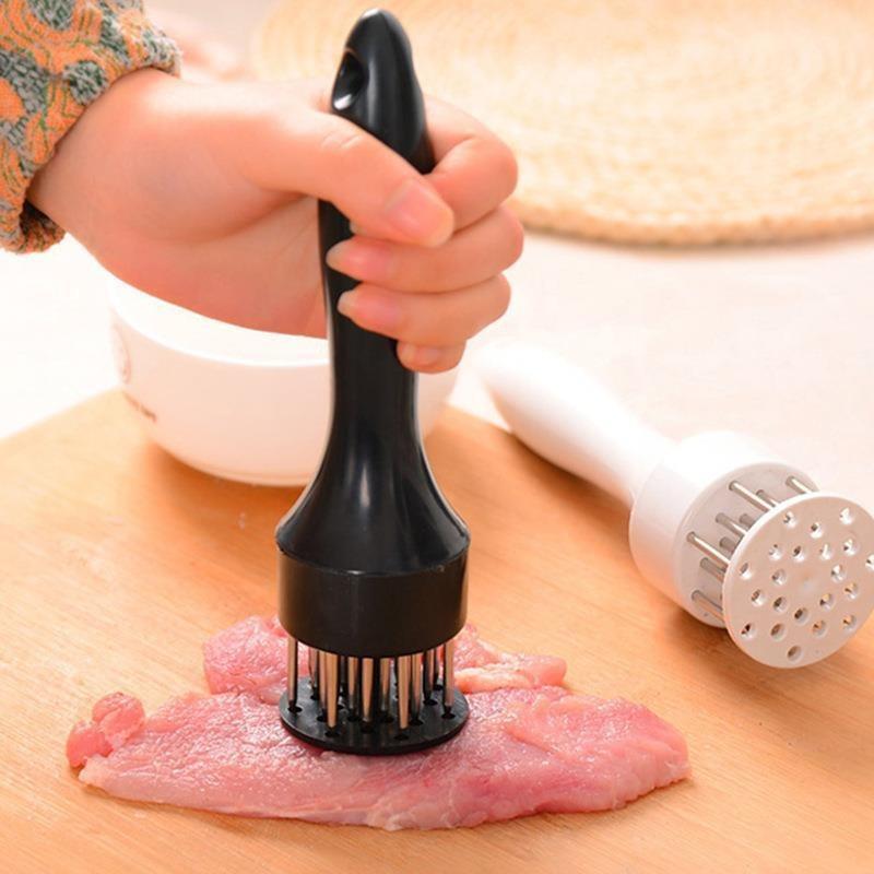 Meat Tenderizer, Loosening Tool, Steak Needle, Tendon Cutting Knife 16 Needle Kitchen Tool, Cross Quick Marinating Poultry Tool