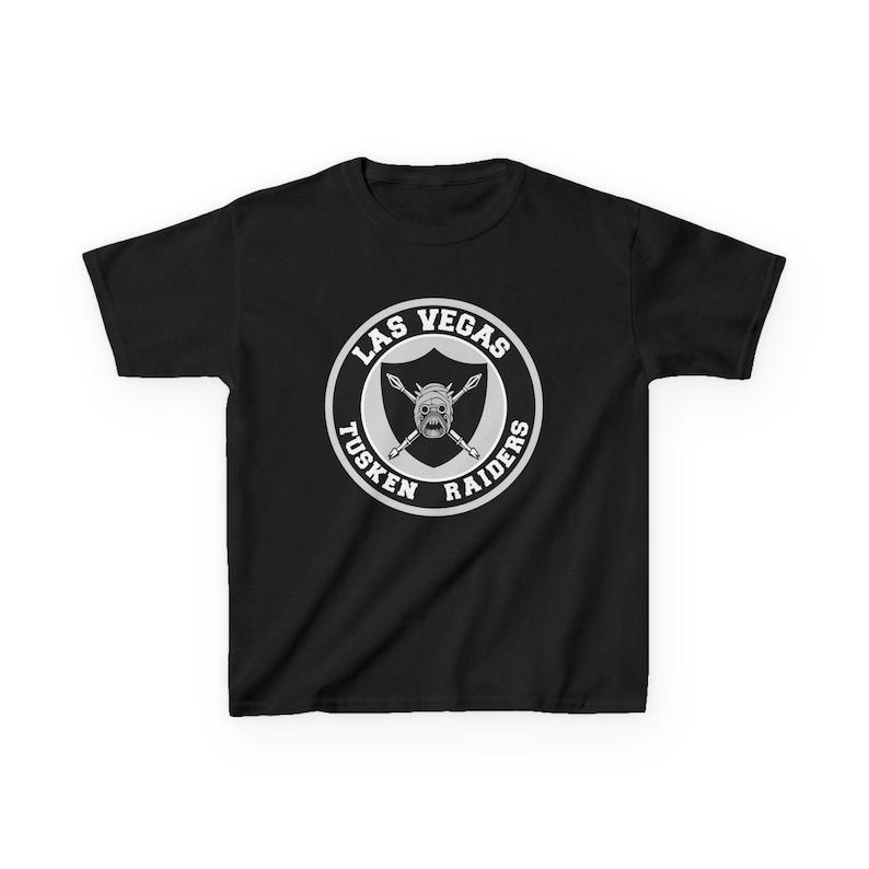 LV TUSKEN RAIDERS Kids Tee - Raiders Pro Football Star Wars T-Shirt - Disney Parks Disney World Disneyland Trip Cotton Graphic Tee 100