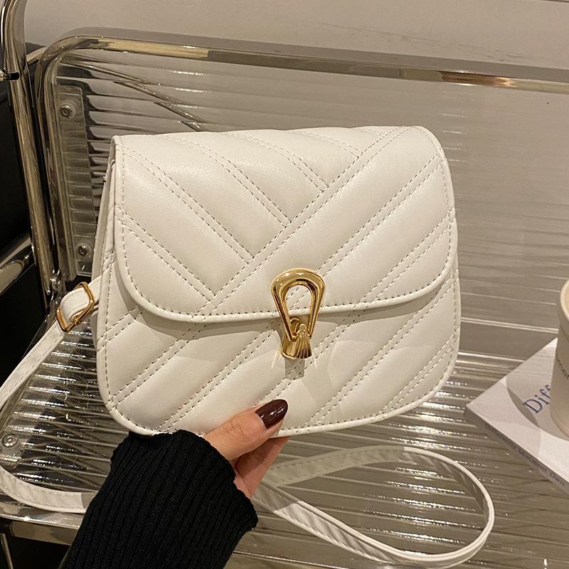 High-End Messenger Bag Fashion Messenger Bag High-End Niche Design Texture Shoulder Bag