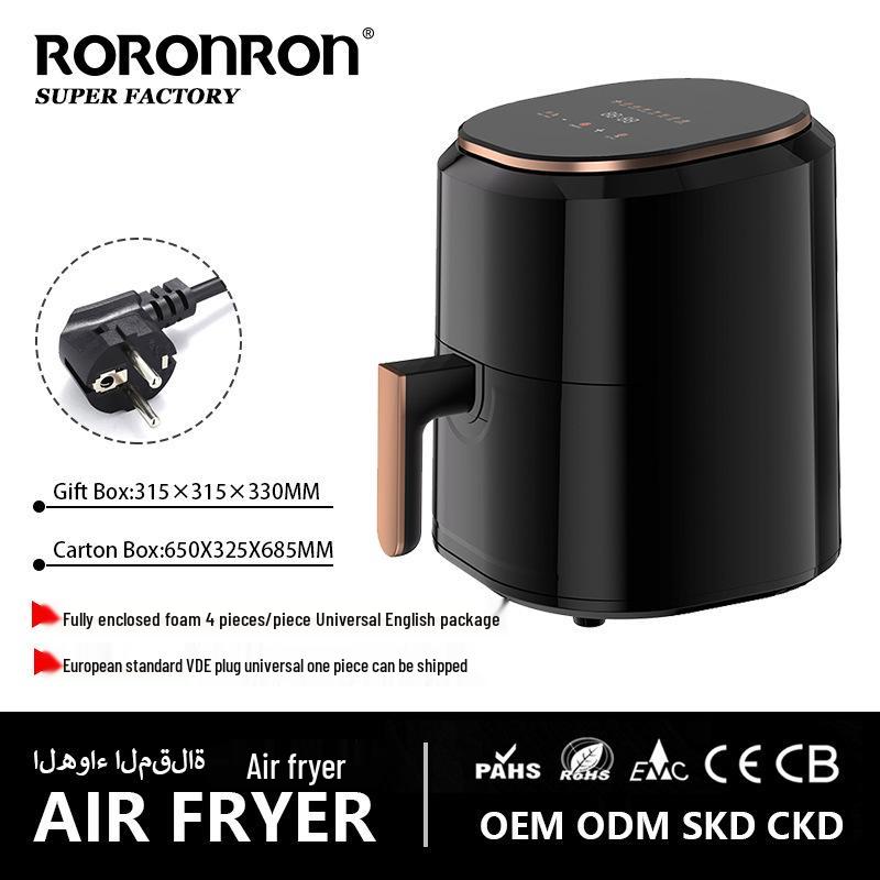 Dual Voltage Air Fryer with Visible Window & Touch Controls