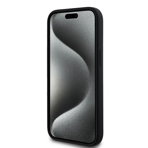 Karl Lagerfeld Klhmp15Sscmkcrhk Iphone 15 / 14 / 13 6.1 Czarny/Black Hardcase Silicone Karl & Choupette Magsafe