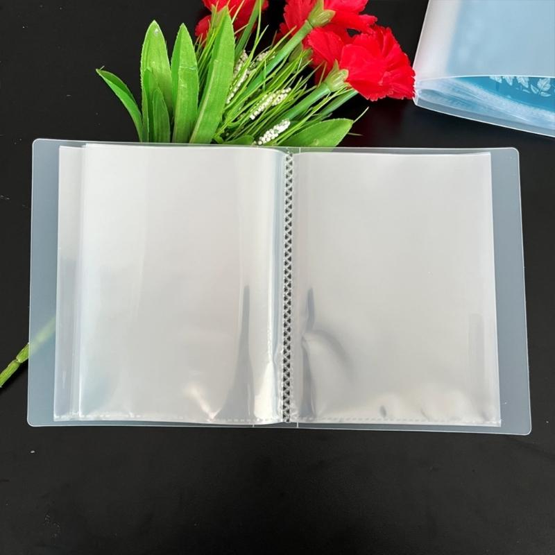 40Pages Waterproof File Storage Folder File Book Folder Storage Organizing Book Folder for School Office Student Supply