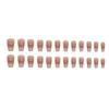 Smiling Cat Blush Gradient Wearable Nail Art Patches - Ballerina Nails, 24 Pieces