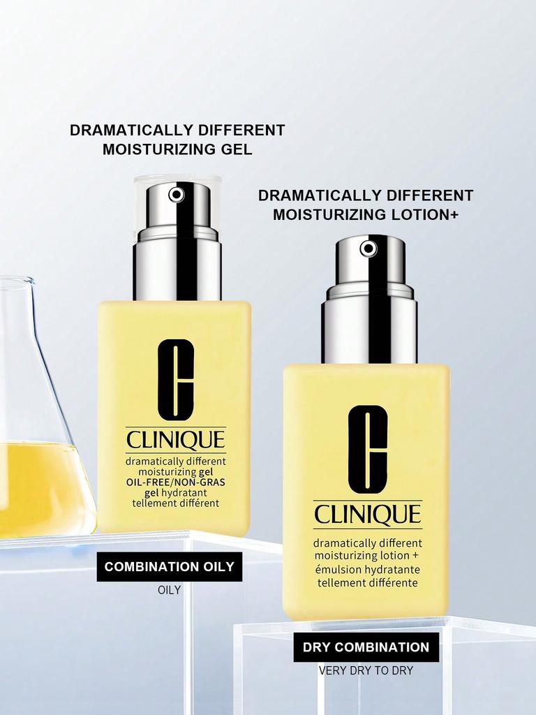 Clinique Dramatically Different Loção Hidratante+ Com Bomba 4.2 FL.OZ./125ML - Pele Mista a Seca