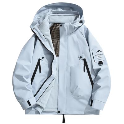 New Outdoor Jacket for Men's Autumn and Winter Three-in-one Graphene Warm Waterproof Windproof Mountaineering Suit