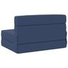 Folding Sofa Bed Blue 70 x 72 x 60 cm Fabric