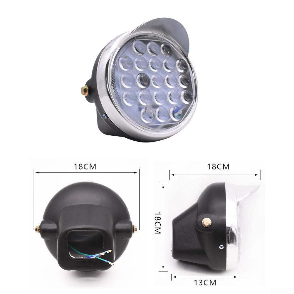 Headlight Electric Tricycle 12V-80V 6500K - 7000K Assembly