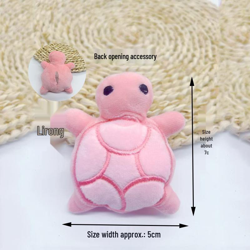 DIY Jewelry & Accessories: Plush Turtle Pendants and Brooches for Shoes, Hats, and Bags.