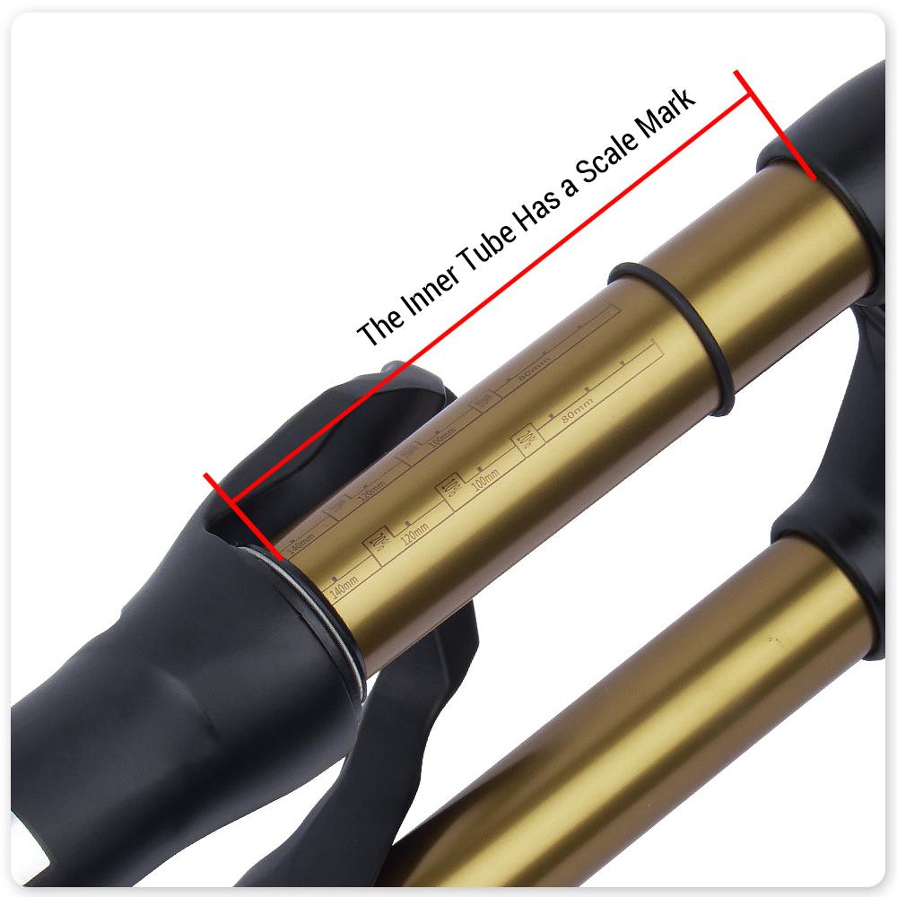 Bicycle Forks High-Performance Bike Suspension Forks - Aluminum Alloy Quick Release/Barrel Axle