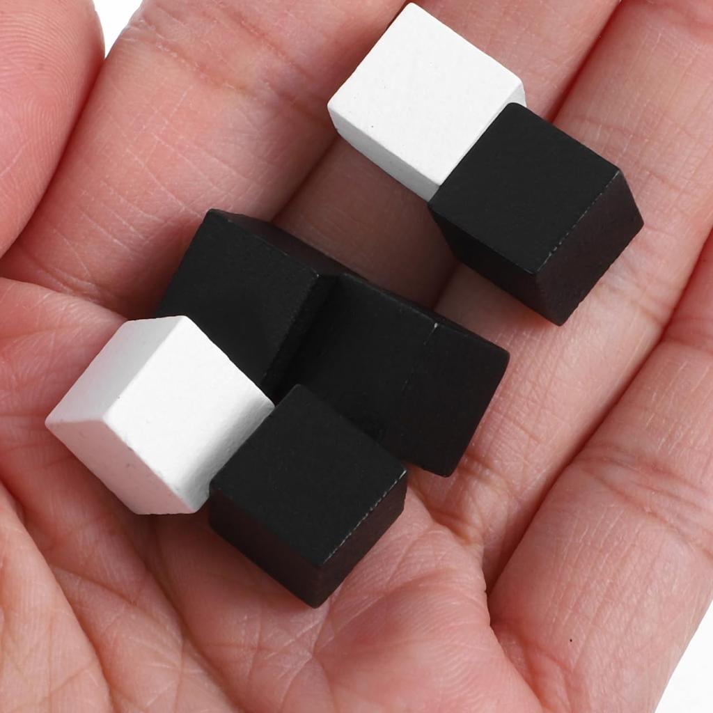 Upkoch Mini Schack Damspel i Trä Furu Kompakt och Portabelt Spel Ersättningspjäser för Brädspel 40 Pjäser, Pjäser, Trä, Tillbehör,