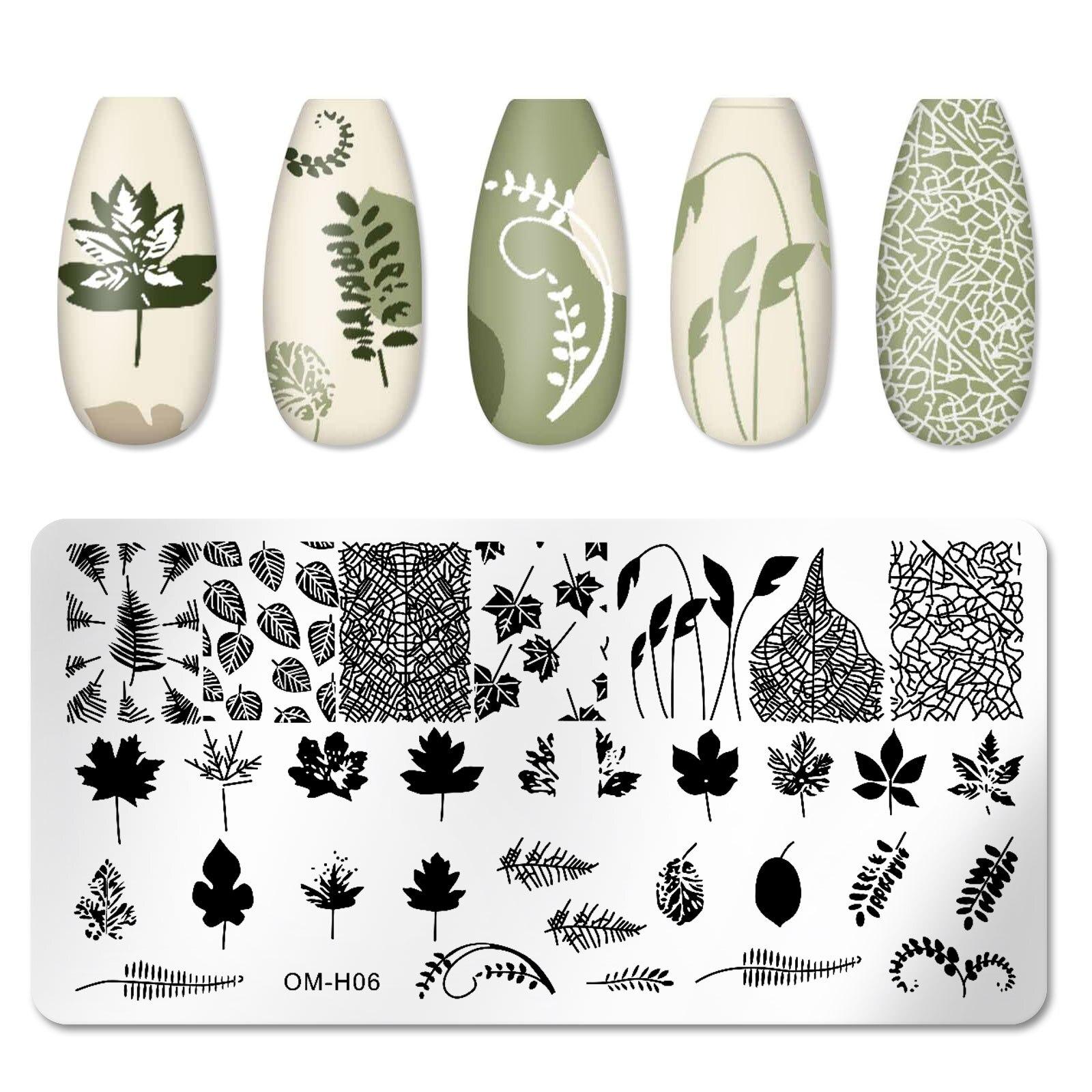 

1 шт., шаблон для дизайна ногтей из нержавеющей стали, пластина для штамповки ногтей, маникюрный инструмент, лист, цветок, бабочка, сердце