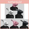 Adorable Rabbit Animal Head Mask For Fun Parties And Halloween Festivities In Latex