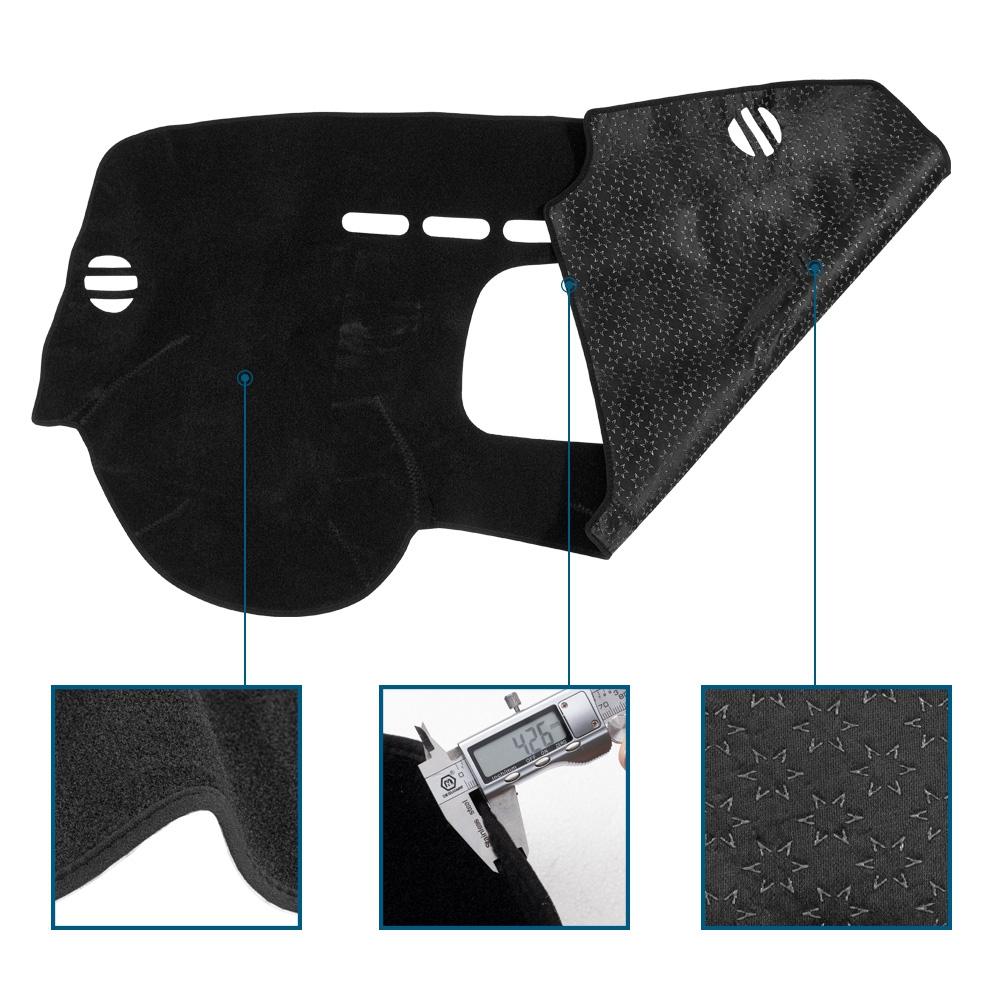 Fit For Peugeot 3008 Year 2014 Right Hand Drive Anti Slips Dash Mat Felt Fabric Dashmat Dashboard Cover