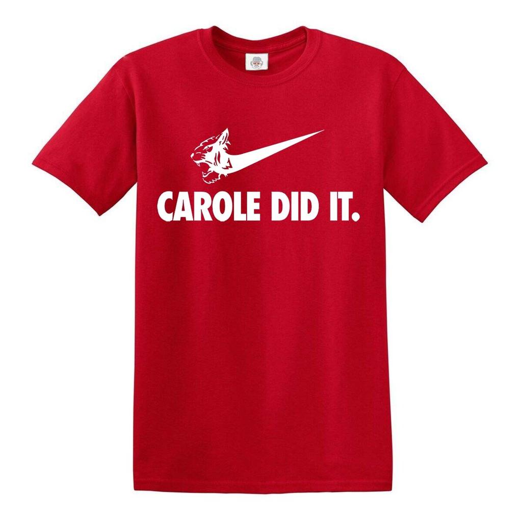 Carole Baskin Did It T-Shirt Funny Joe Exotic The Tiger King Cat Rescue Show Tee