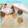 Romantic Floral Hollowed Design Hair Claw Clip For Elegant Updos And Stylish Hairdos
