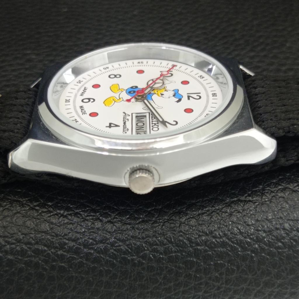 REFURBISHED SEIKO AUTOMATIC 6309A VINTAGE JAPAN MENS WHITE DIAL WATCH a442994-1