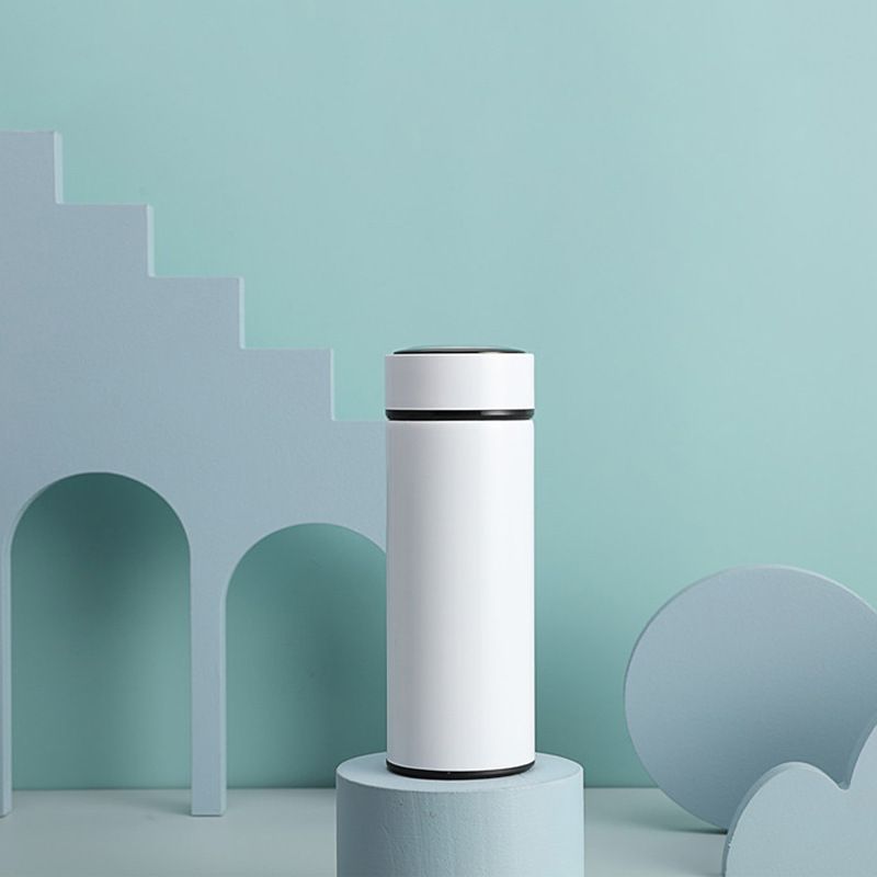 Portable Water Cup Thermos Cup 500ml Vacuum Flasks Portable Stainless Steel Thermos Cup Water Bottle Travel Tea Mug Office Thermos Cup