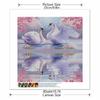 New Arrival 5D DIY Full Circle Diamond Painting "Pink Swan" Embroidery Cross Stitch Home Decor Gift