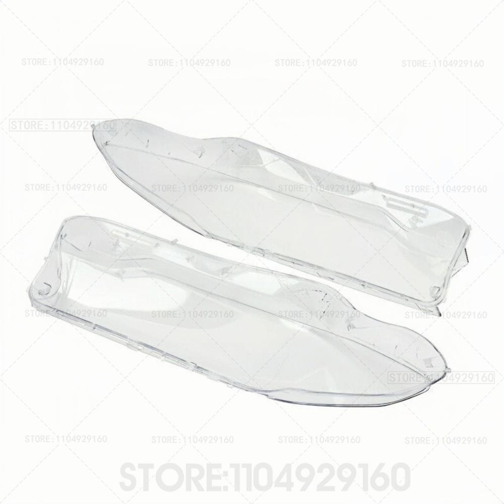 Car Glass HeadLamp Lens Caps Lampshade Shell For BMW 5 Series G30 G38 2018 2019 2020 Headlight Cover Automobiles Accessories