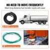 Fuel Transfer Pump, 12V DC 16 GPM 1/4 HP, Gasoline Extractor Pump with Automatic Nozzle, Discharge Hose & Suction Pipe for Gasoline, Diesel, Kerosene,
