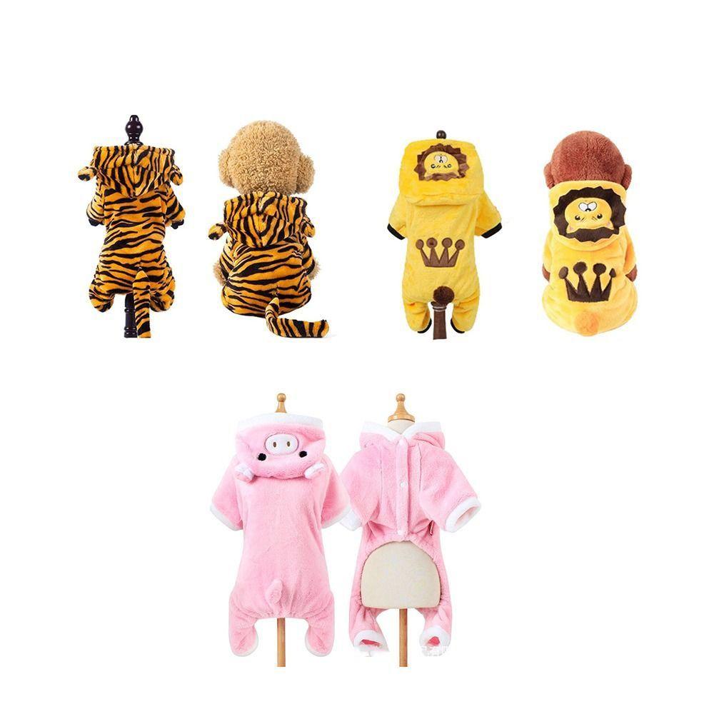 Warm Hoodies Puppy Clothes Soft Fleece Dog Jumpsuits Kawaii Pet Dog Clothes  Corgi