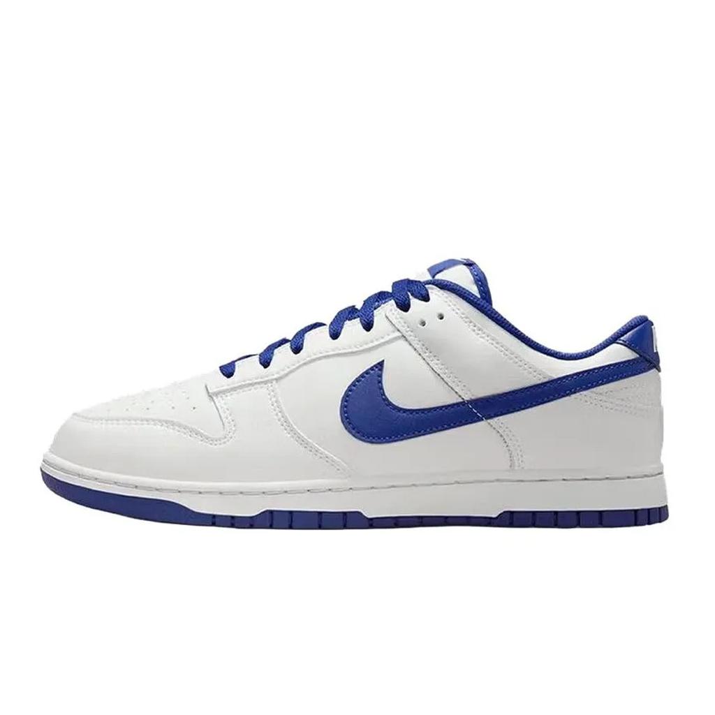 Nike Dunk LOW RETRO Slip Resistant Low Top Skateboard Shoes Men's Blue White Brown HF5441-117(Team80-S-BOX)