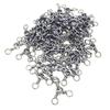 100pcs Swivels Fishing 3 Way Barrel Crossline Swivels Rolling Tackle Fishing