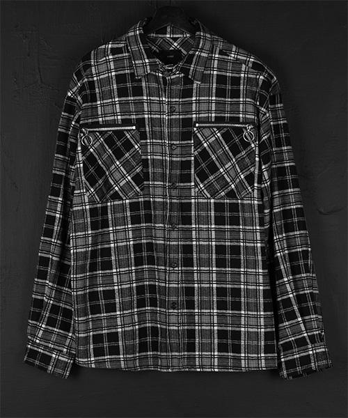 D Berg 3D Oversized Check Shirt Check/Free