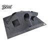 Filz-Tunnel für Katzen mit Gucklöchern Verstecklöchern Faltbare Große Interaktive Spielmatte Versteckspiel Spielzeug Versteckhöhle Indoor Katzen Beschäftigungsaktivität
