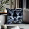 New Nnightwishiou Cushion Cover Antidustmite Pillowcase Invisible Zipper Silky Short Plush Sofa Cushion Cover