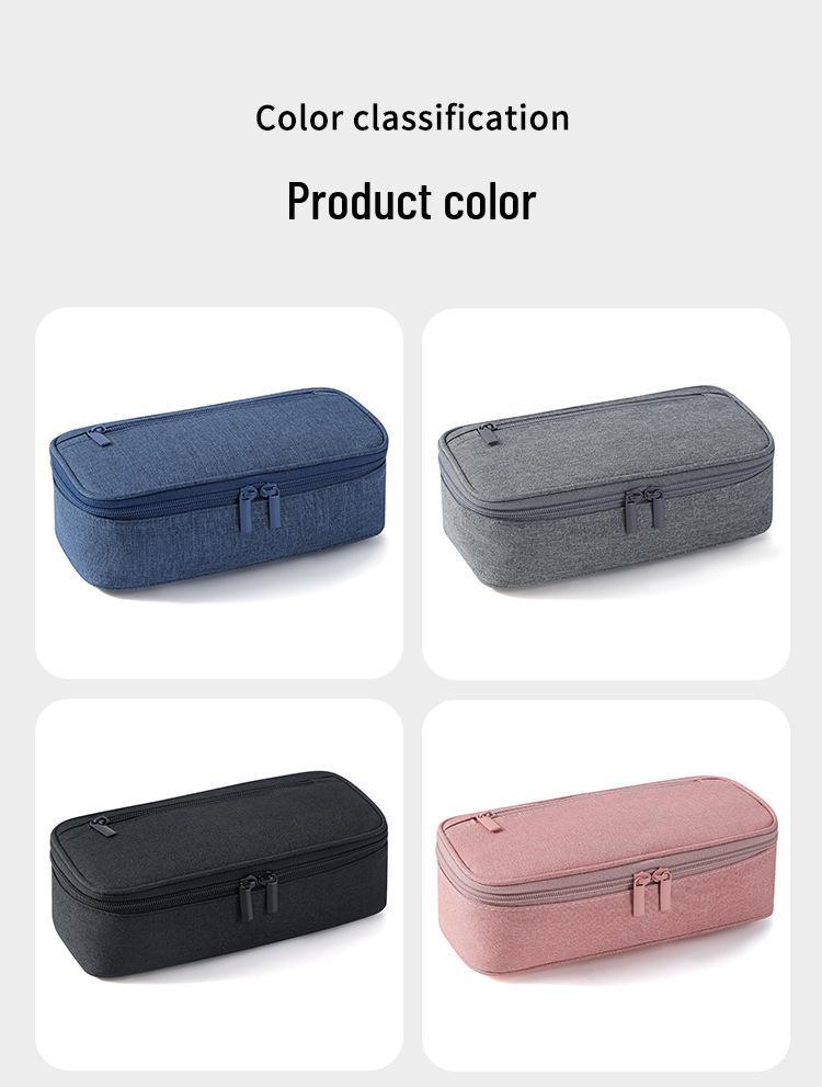 Large Capacity Multi-layer Pencil Case for High School Students - Dirt-resistant and Simple Design