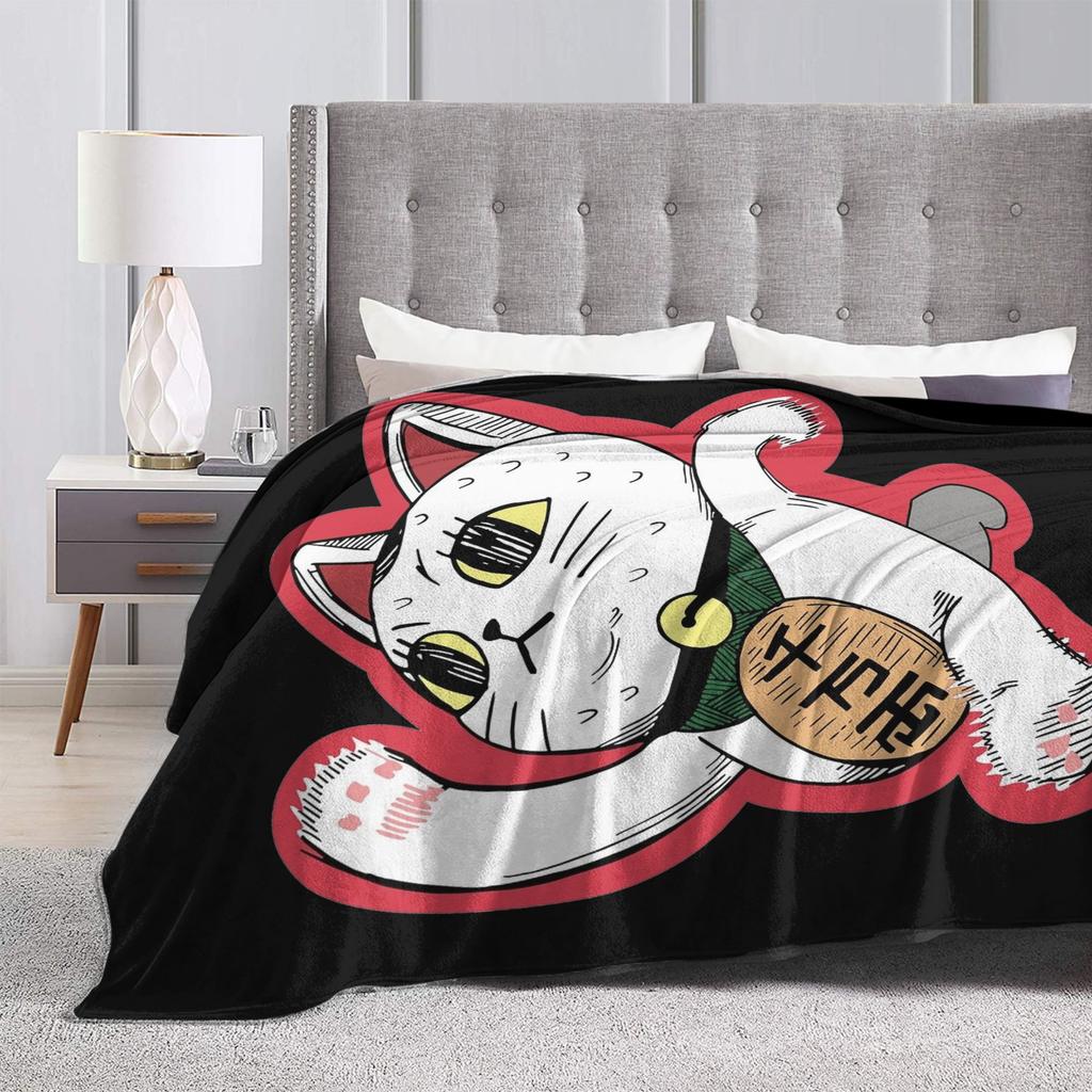 Turbo Granny Dandadan Anime Flannel Blankets  Creative Throw Blanket for Bed Sofa Couch 200x150cm Plush Thin Quilt,