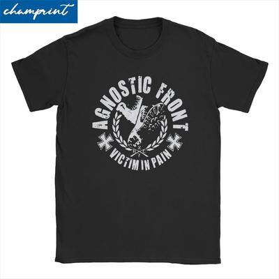 Vintage punková kapela hardcore skinhead boots americký rock tričko pánské a dámské čisté bavlněné tričko s agnostickým předním motivem