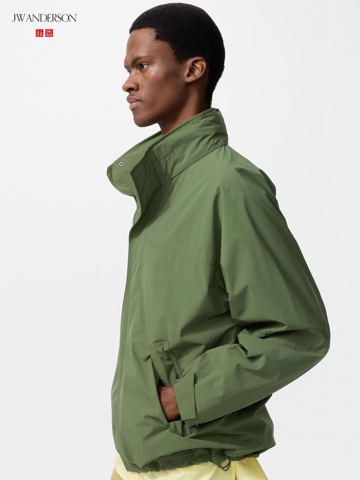 

Uniqlo Япония Ветрозащитная Блуза-бомбер на молнии 56 OLIVE/S