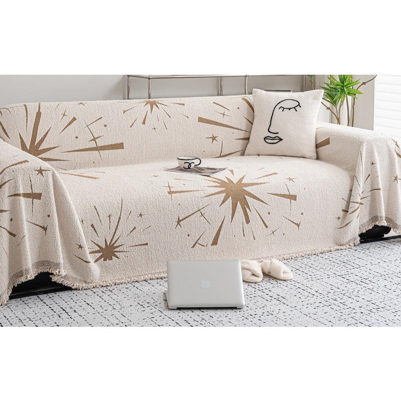 

Чехол для дивана в скандинавском стиле, всесезонный чехол для дивана с защитой от царапин, одеяло для дивана, зимний стиль 180*130cm