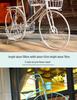 Elegant European Wrought Iron Multi-Layer Balcony & Garden Bicycle Plant Stand