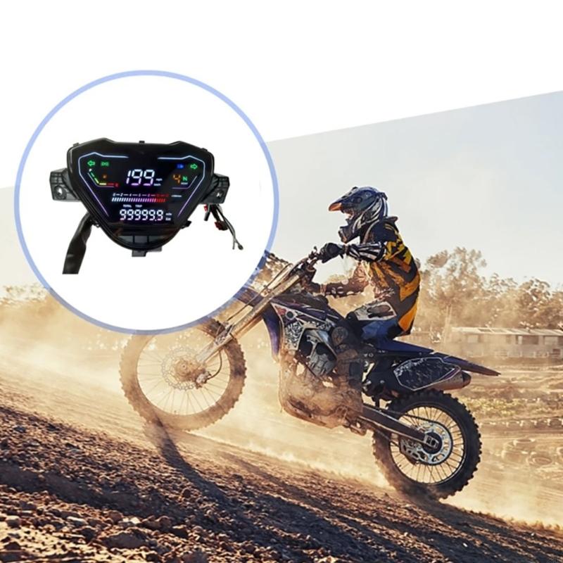 28GC Long Motorcycle Odometer High Accuracy Speedometer Waterproof Riding Accessory China Mainland