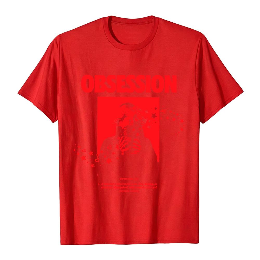 T-shirt a maniche corte Ossessione per il Cinema Cotone Morbido Uomo Donna T-shirt Unisex Streetwear Merchandising Grafico Moda Girocollo Abbigliamento Largo