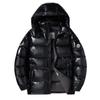 Unisex Trendy Hooded White Duck Down Jacket for Couples