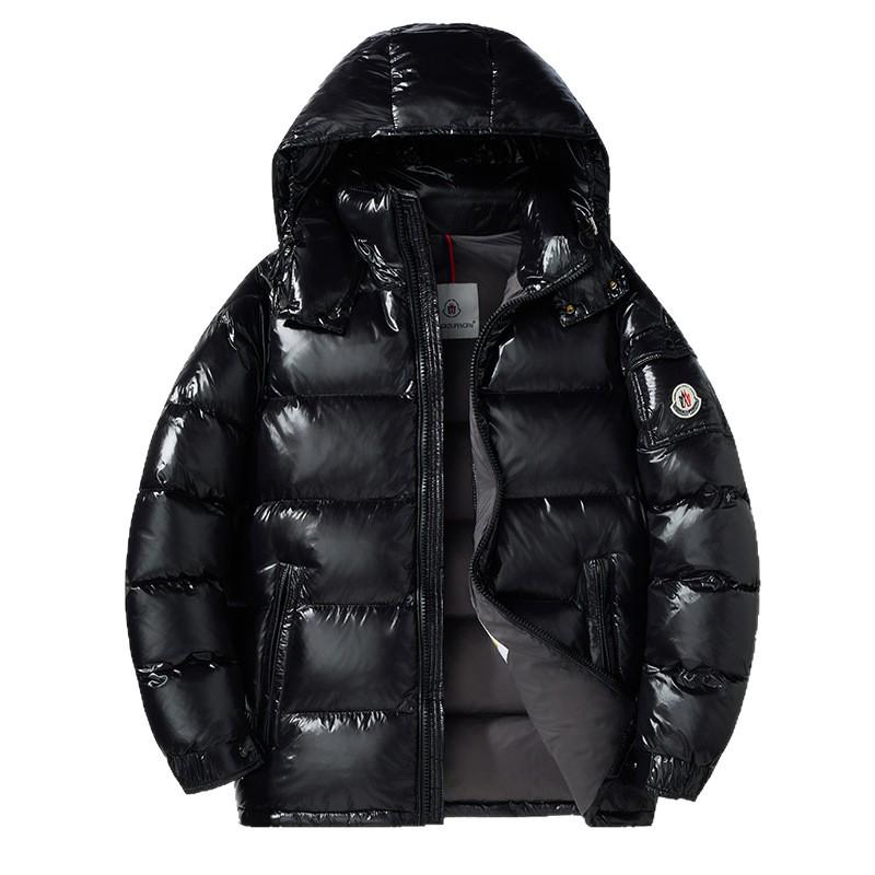 Unisex Trendy Hooded White Duck Down Jacket for Couples
