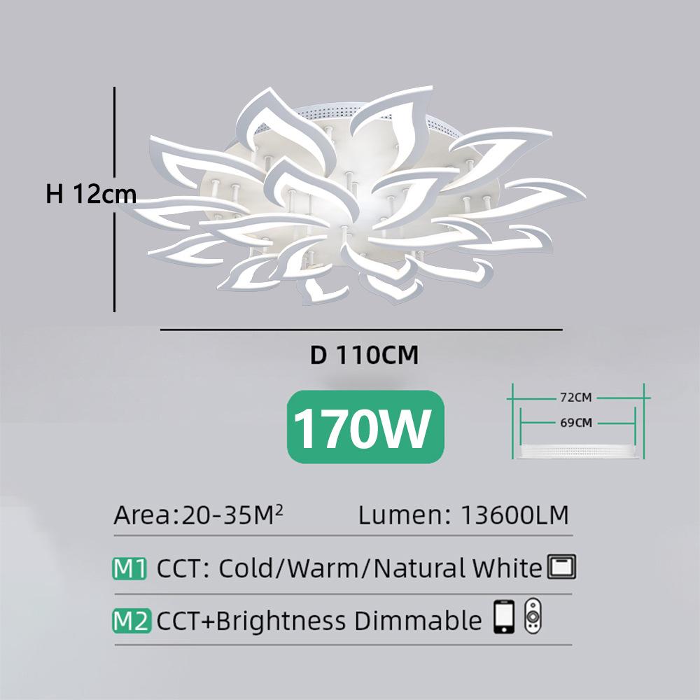 

Современный скандинавский светодиодный потолочный светильник для гостиной, спальни или ресторана - 85~265В