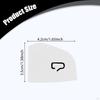 4 Pieces Car Door Switch Button Stickers Covers Interior Decoration Premium Replacement