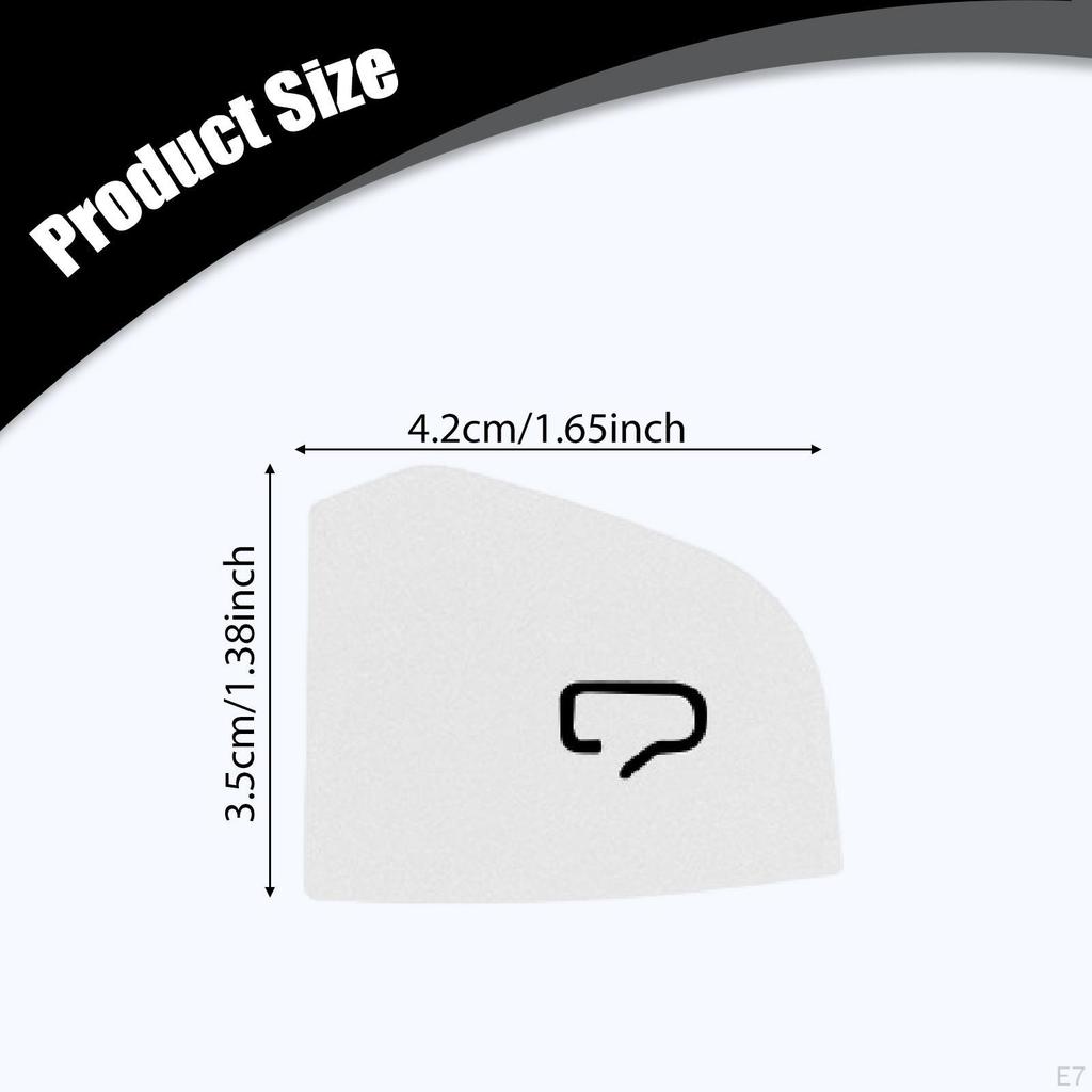 4 Pieces Car Door Switch Button Stickers Covers Interior Decoration Premium Replacement