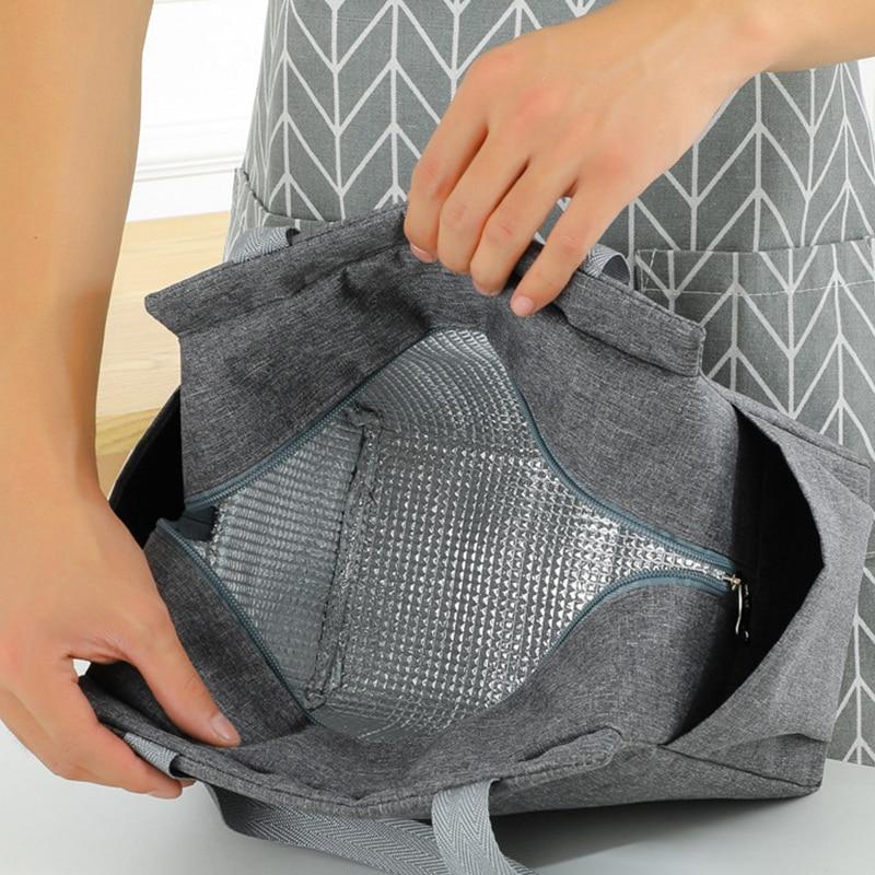 Roomy Cooler Carryall Water Resistant Oxford Lightweight Zipper Thermal Lunch Carryalls Insulated Freezer Carryall Camping Picnic Carryall