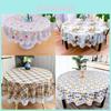 Thickened Circular Table Cover Pvc Waterproof Oilproof Dustproof For Restaurant Dining