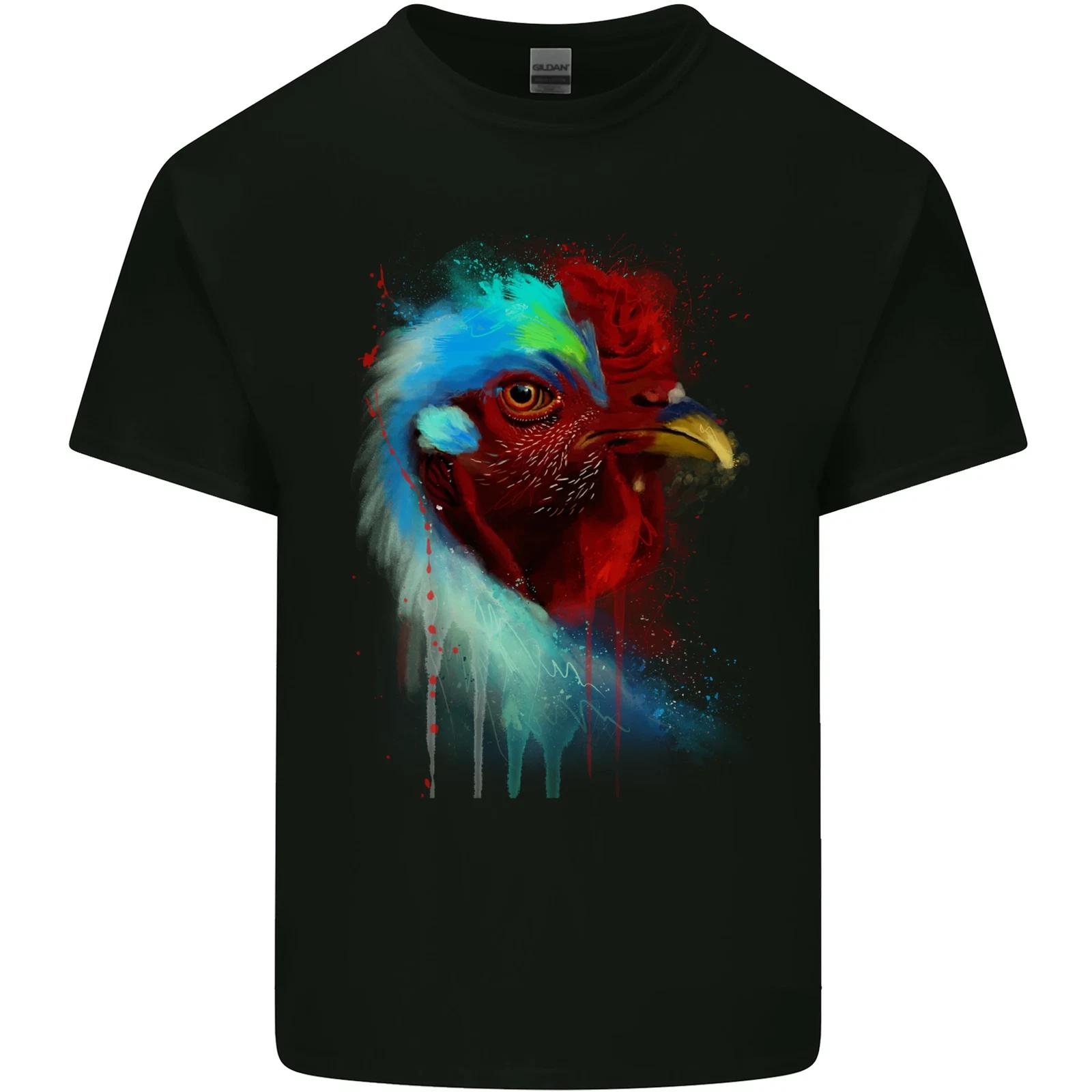 A Chicken Watercolour Kids T-Shirt Childrens 4XL
