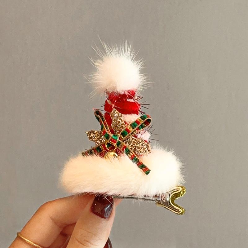 3D Christmas Hat Hairpin: Versatile Clip for Bangs & Hair - Festive Decoration & Jewelry