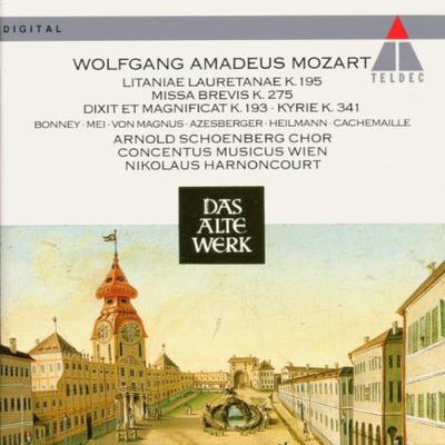 CD MOZART, HARNONCOURT; CMW - Litaniae Lauretanae / Missa Brevis 4509930252 TELDEC 1994 Europa Klassik Gebraucht